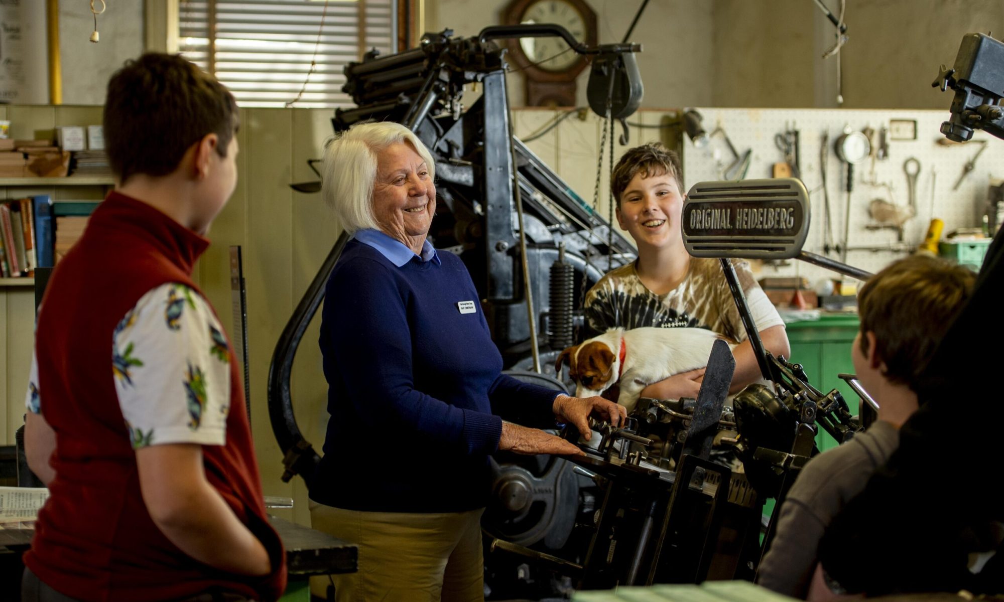 Tour at the Peterborough Printing Works